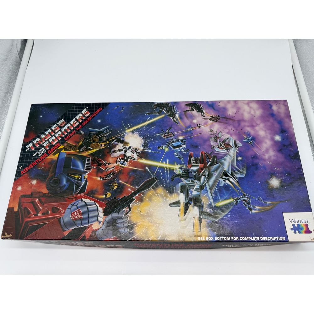 Vintage 1984 Transformers Adventure Game Defeat The Decepticons COMPLETE